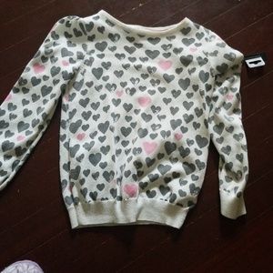 Girl heart sweater